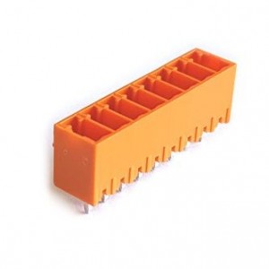 Header Str PCB-MNT 08P Closed Orange 15EDGVC-3.5-08P-15-00AH