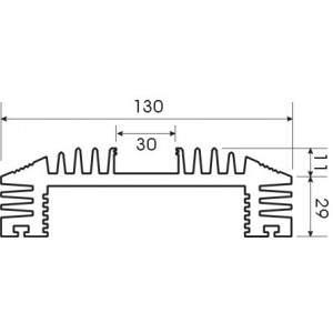 Heatsink Amp Heatsink Amp Mill 150MM AT37553/1-150M