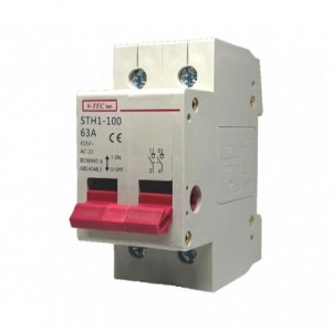 Mains Isolator Din 2P 63A STH1-100-263