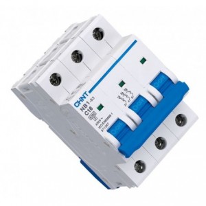 3 Pole Circuit Breaker 6KA D-CURVE 6A NB1-63-3P-D0606