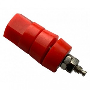 SOCKET BANANA 4mm RED DIA45mm K208-RD