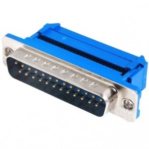 IDC PLUG D-SUB 25W METAL MNT &amp; PLASTIC STRAIN W/CLIP IDC-25P
