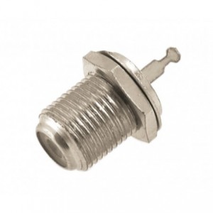 F SOCKET B TYPE BULKHEAD P/MNT SOL + NUT 21mm M56430
