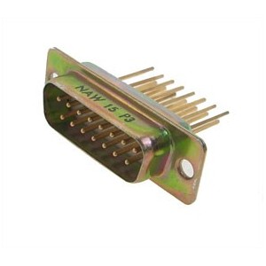 Plug D-SUB Pcb 15P Straight Wire Wrap DS15PW WIRE-WRAP