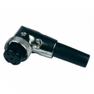 M16 6 Pin R/A Microphone Female / Soket M590300E
