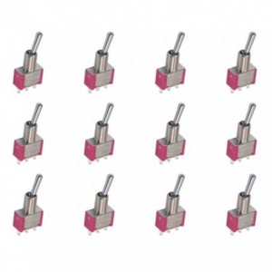 MINI Toggle Switch Spdt ON-(ON) Solder Tags -100/TRAY T80T-8013A-SEBQ