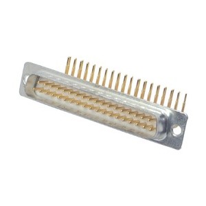Plug D-SUB 37W Pcb R/A Metal No Frame GHU165