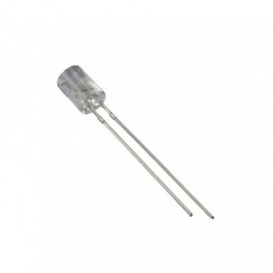LED 5mm WARM WHITE CLEAR CONCAVE 190777