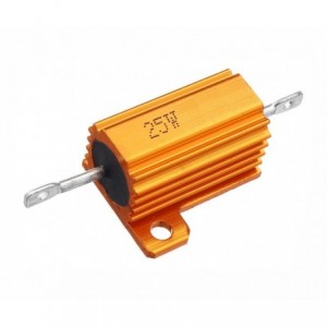 RESISTOR 25W ALUMINUM W/W 5% 2E7 28x29x15mm 25W-2E7-J