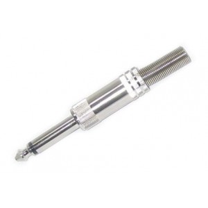 6.3mm MONO PLUG FULL METAL WITH SLEEVE K305L