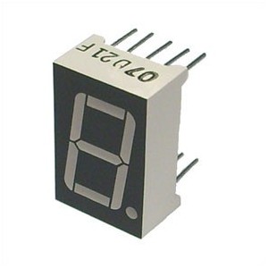 7-SEGMENT LED DISPLAY CC GREEN 3mcd 14mm BS-C512RD (GREEN)