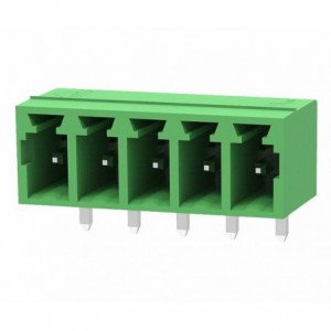Pcb Header R/A PCB-MNT 05P Closed Ends P3.81 15EDGRC-3.81-05P-14-00A(H)