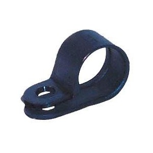 CORNER P-CLIP FOR CABLES 17.5mm H10P-HS-BK-C1