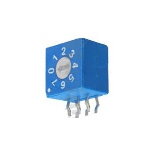 Binary Rotary Switch Smd Real Code White Actuator ERD108RM