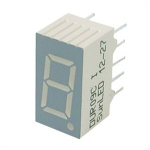 7-SEG LED DISPLAY CC RED 9mm DUR09C
