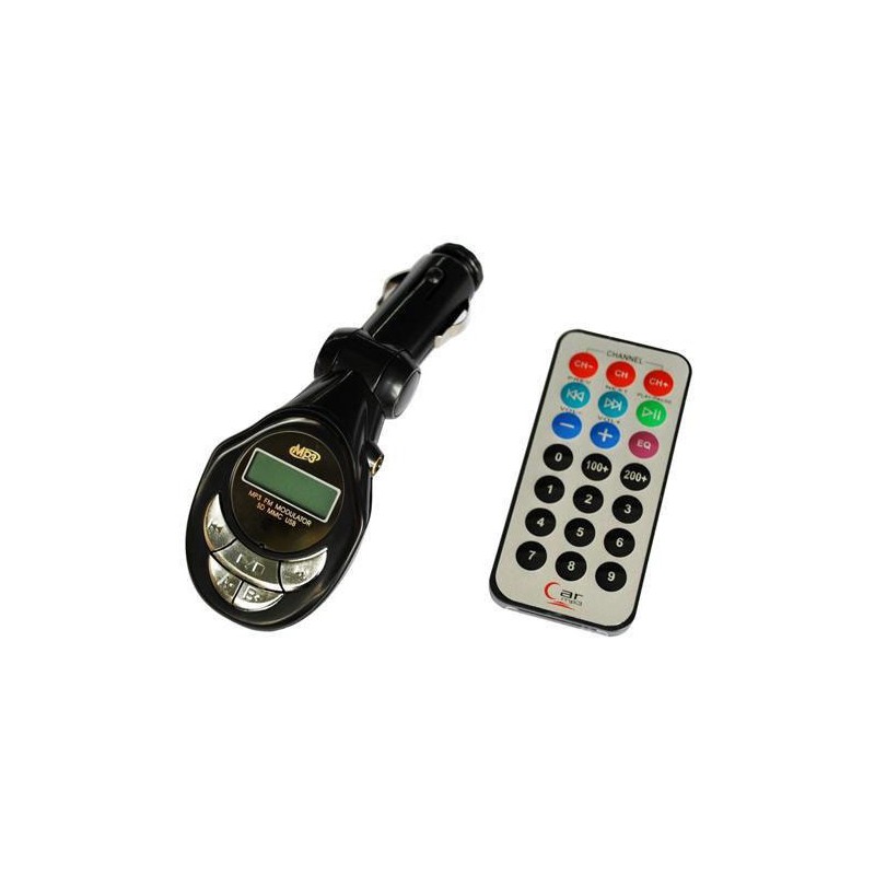 Mp3 player FM transmitter with SD/USB slot and IR remote