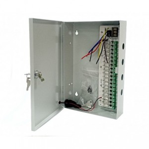 Metal Enclosure For Cctv 18W NO-PSU Grey Lockable 1-KEY Hole AF-145-18A