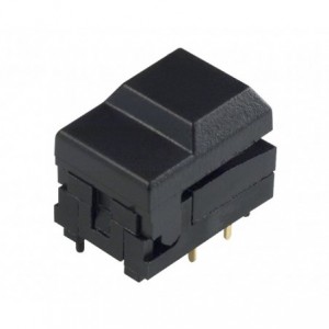 Push Button Switch Tactile N.o. No LED On Black Cover B1710-BLACK