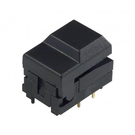 Tactile Switch No Led Push Button Switch Tactile N.o. No LED On Black Cover B1710-BLACK - GeeWiz
