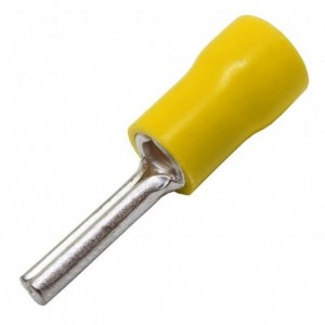 PIN TERMINAL PRE-INSULATED VINYL PL13mm YELLOW PTV5.5-13