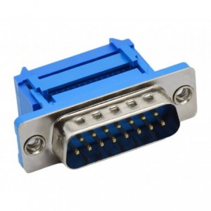 IDC PLUG D-SUB 15W METAL MNT &amp; NO STRAIN RELIEF FDA15PM1P (PLASTIC)