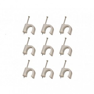 CIRCLE NAIL IN SADDLE 11mm WHITE - DEBULK CC-R11 WHITE
