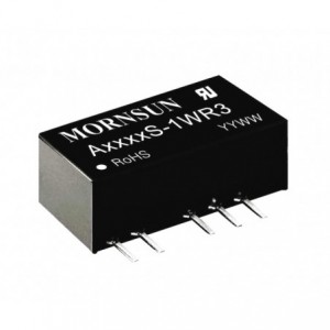 DC-DC Converter Sil I24 O+/-9V 1W A2409S-1WR3