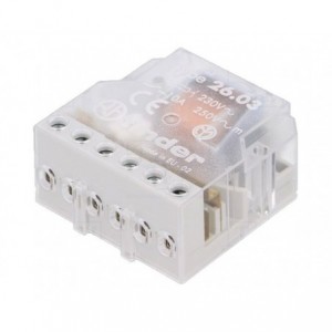 Relay Step Spdt 10A 24VAC Rect 5PCB 26.03.8.024.0000