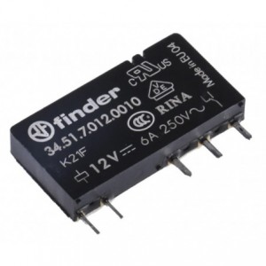 Relay Spdt 6A 12V Sil 5PCB 34.51.7.012.0010