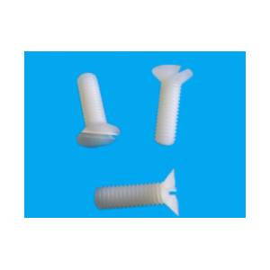 NYLON SCREW NATURAL SLOTTED COUNTER M3x20mm - DEBULK 119040016