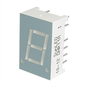 7-SEGMENT LED DISPLAY CA RED 11mm DHR11A
