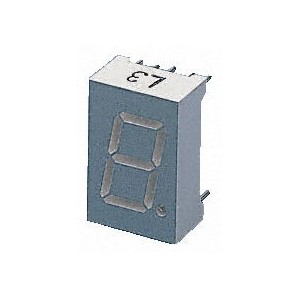 7-SEGMENT LED DISPLAY CC GRN 10mcd H12.7 SC05-11GWA