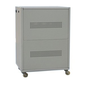 STEEL BATTERY CABINET 4x100A 460x470x680mm on WHEELS LC-4