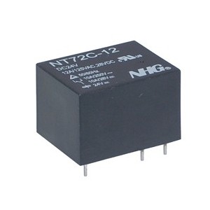 Relay Spdt 12A 24V Rect 5PCB NT72C-12DC24V