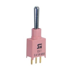 Micro Toggle Switch Spdt ON-OFF-ON 3-POSITION 0.4VA 20V ES-4A-T1CR-H-Z54
