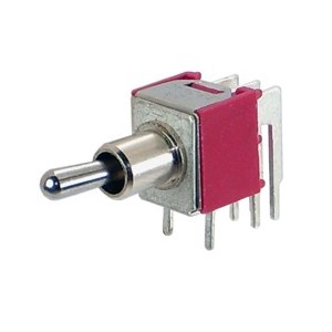MINI Toggle Switch Dpdt R/A ON-ON Pcb TS-7-TE1Q-H-Z54