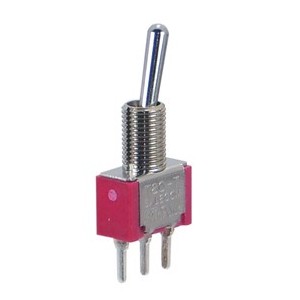 MINI Toggle Switch Spdt ON-(ON) Pcb 1/4' 40UNS Thread T80T8013A-SECQ-H-Z54