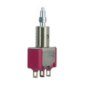 MINI Toggle Switch Spdt (ON)-OFF-(ON) Sol 7105L40YZQ