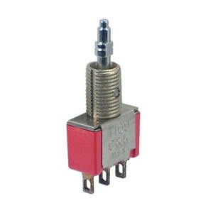 MINI Toggle Switch Spdt ON-MOM Sol 2A 250VAC 7109L40YZQ