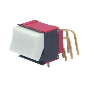 Rocker Switch Dpdt Ill (ON)-OFF-(ON) 5203AV2BE-21