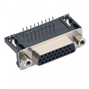 Socket D-SUB Pcb 26W R/A Metal 26FDR