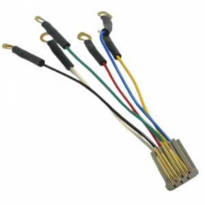 RJ12 WIRED MODULAR PLUG INSERT 60mm 6W6P645