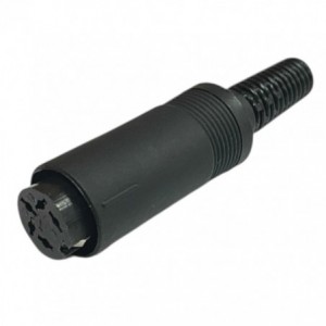 5P MINI Din Socket W/SLEEVE 270 05FSOL2