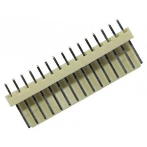 HEADER SIL STR 15 F/L 2.5mm 15MPS1