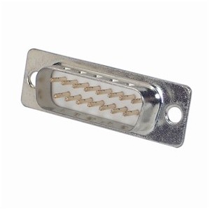 Plug D-SUB 15W Pcb Straight Metal Solder Pins 15MDMSOL