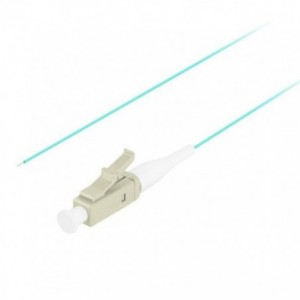 SIMPLEX FIBER OPTIC PIGTAIL OM3 50/125um AQUA 0.9mm - 1m PTLCT1