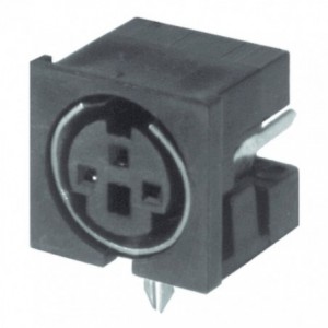 3W R/A MINI Din Socket 03FPRM