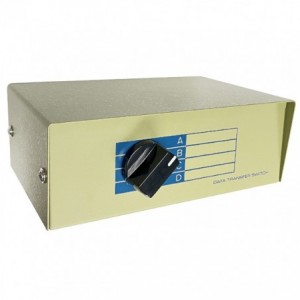 DATA TRANSFER ROTARY SWITCH 5xABCD DB15 SOCKET DH15ABCD