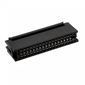 50W Card Edge Socket AWG28 Ribbon Cable 50FI