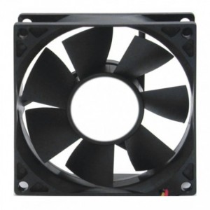 24VDC AXIAL COOLING FAN 80sqx25mm 2xBAL 92CFM LEAD CHT8024BH-W25G